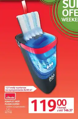 Selgros Komplet mop płaski h2pro vileda oferta