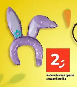 Dealz Nadmuchiwana opaska z uszami królika oferta