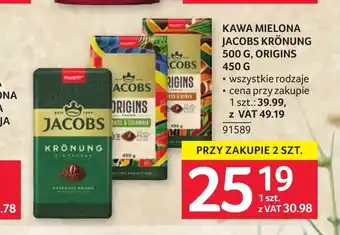 Selgros Kawa mielona Jacobs oferta