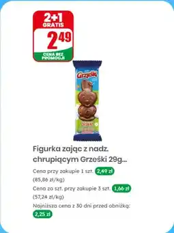 Dino Figurka zając z chrupiącym nadzieniem 2+1 GRATIS oferta