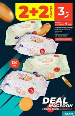Dealz Chusteczki nawilżane różne rodzaje oferta