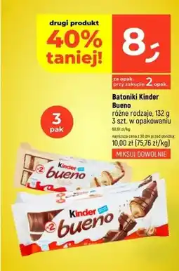 Dealz Batoniki Bueno różne rodzaje oferta