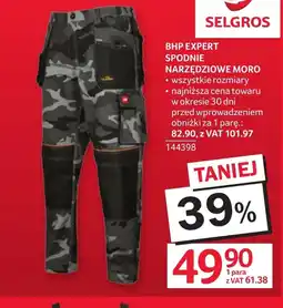 Selgros Spodnie BHP Expert oferta