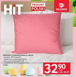 Selgros Poduszka Selgros oferta