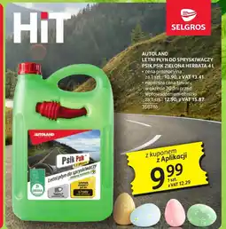 Selgros Płyn do spryskiwaczy Autoland oferta