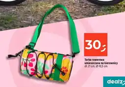 Dealz Torba rowerowa umieszczana na kierownicy dł. 21 cm, Ø 10,5 cm oferta