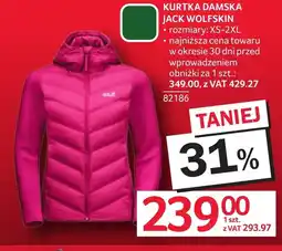 Selgros Kurtka damska Jack Wolfskin oferta
