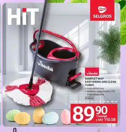 Selgros Zestaw mop i wiadro Vileda oferta