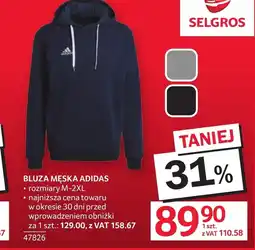 Selgros Bluza męska Adidas oferta