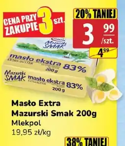 API MARKET Mlekpol Masło Ekstra Mazurski Smak oferta
