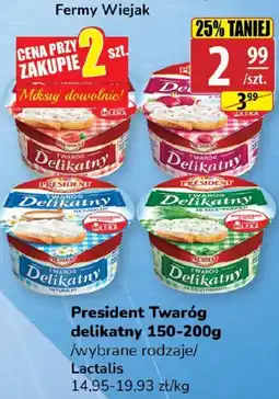 API MARKET President Twaróg delikatny oferta
