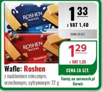 Eurocash Wafle Roshen oferta