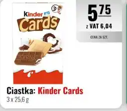 Eurocash Ciastka Kinder Cards oferta