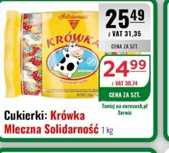 Eurocash Cukierki Krówka Mleczna Solidarność oferta
