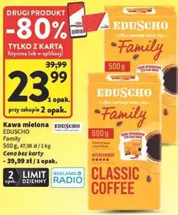 Intermarche Kawa mielona EDUSCHO Family oferta