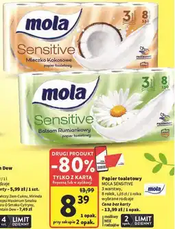 Intermarche Papier toaletowy MOLA Sensitive oferta