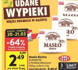 Intermarche Masło Ekstra MLEKOVITA oferta