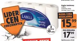 Intermarche Papier toaletowy LABELL 3 warstwy, biały 10 rolek oferta