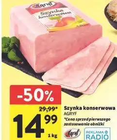 Intermarche Szynka konserwowa AGRYF oferta