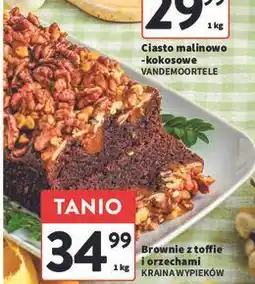 Intermarche Brownie z toffee i orzechami KRAINA WYPIEKÓW oferta