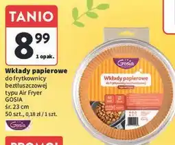 Intermarche Wkłady papierowe do frytkownicy beztłuszczowej typu Air Fryer GOSIA śr. 23 cm oferta