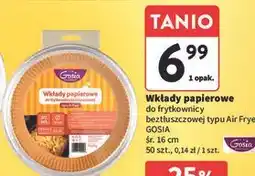 Intermarche Wkłady papierowe do frytkownicy beztłuszczowej typu Air Fryer GOSIA śr. 16 cm oferta