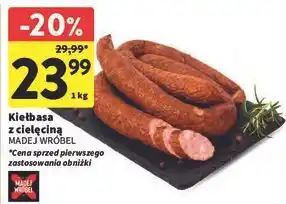 Intermarche Kiełbasa z cielęciną MADEJ WRÓBEL oferta