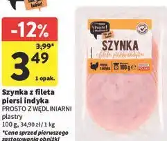 Intermarche Szynka z fileta piersi indyka PROSTO Z WĘDLINIARNI oferta