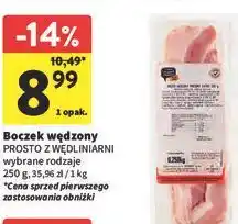 Intermarche Boczek wędzony PROSTO Z WĘDLINIARNI oferta