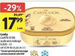 Intermarche Lody CARTE D'OR oferta