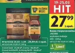 Intermarche Kawa rozpuszczalna JACOBS oferta