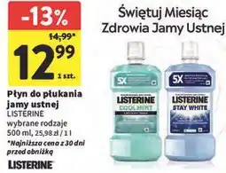 Intermarche Płyn do płukania jamy ustnej LISTERINE oferta