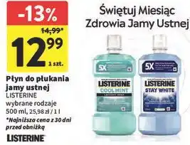 Intermarche Płyn do płukania jamy ustnej LISTERINE oferta