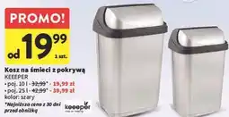 Intermarche Kosz na śmieci z pokrywą KEEPER oferta