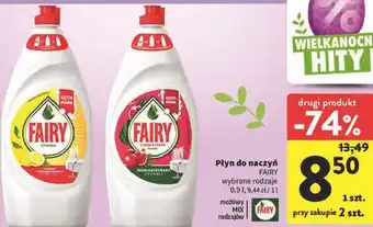 Intermarche Płyn do naczyń FAIRY oferta