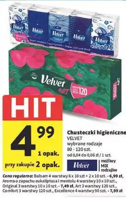 Intermarche Chusteczki higieniczne VELVET oferta