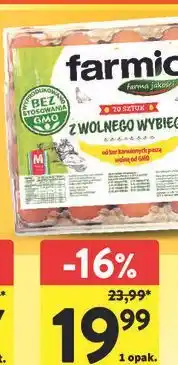 Intermarche Jaja z chowu na wolnym wybiegu FARMIO oferta