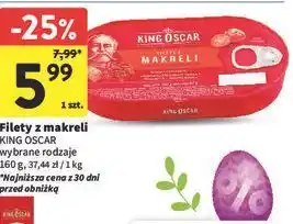 Intermarche Filety z makreli KING OSCAR oferta