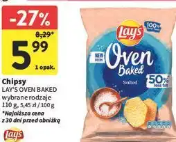 Intermarche Chipsy LAY'S OVEN BAKED oferta