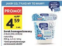 Intermarche Serek homogenizowany Z MLECZNEJ DROGI naturalny oferta