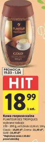 Intermarche Kawa rozpuszczalna PLANTEUR DES TROPIQUES wybrane rodzaje oferta