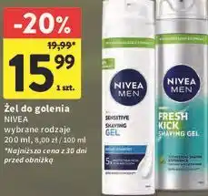 Intermarche Żel do golenia NIVEA oferta