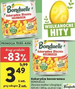 Intermarche Kukurydza konserwowa BONDUELLE oferta