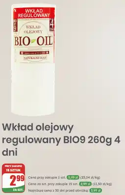 Dino Wkład olejowy regulowany BIO9 260g 4 dni oferta
