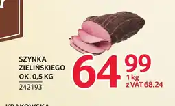 Selgros Szynka oferta