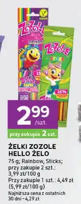 Stokrotka Żelki Rainbow, Sticks oferta
