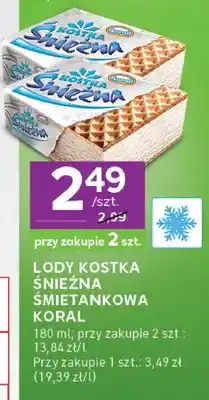 Stokrotka Lody śnieżna śmietankowa Koral oferta
