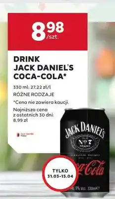 Stokrotka Drink coca-cola oferta