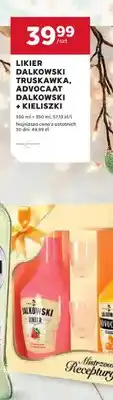 Stokrotka Likier Dalkowski Truskawka + Advocaat Dalkowski + Kieliszki oferta