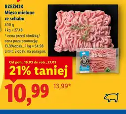 Lidl Mięso mielone Rzeźnik oferta